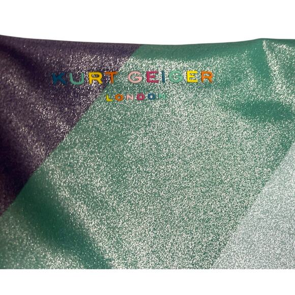 Kurt Geiger London KENSINGTON Multi Shimmer Stripe Bikini bottoms | Sz XL - Picture 12 of 16